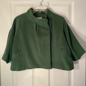Boutique 1960’s styled cropped jacket in moss green. Size S. Great condition.
